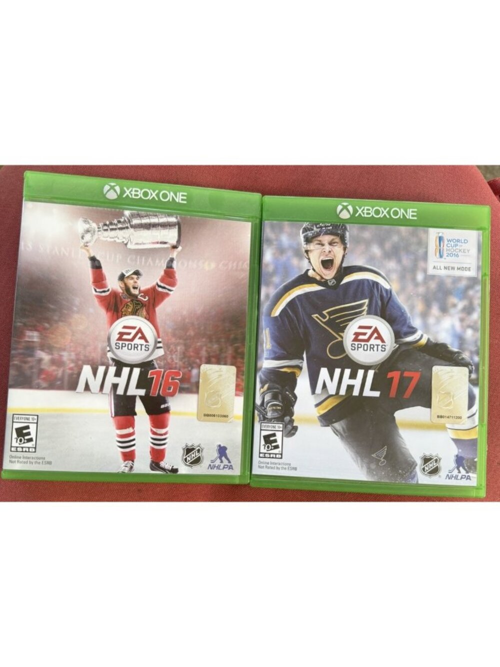 NHL 16 & NHL 17 Microsoft Xbox One, 2015 & World cup Hockey 2016) EA Sports